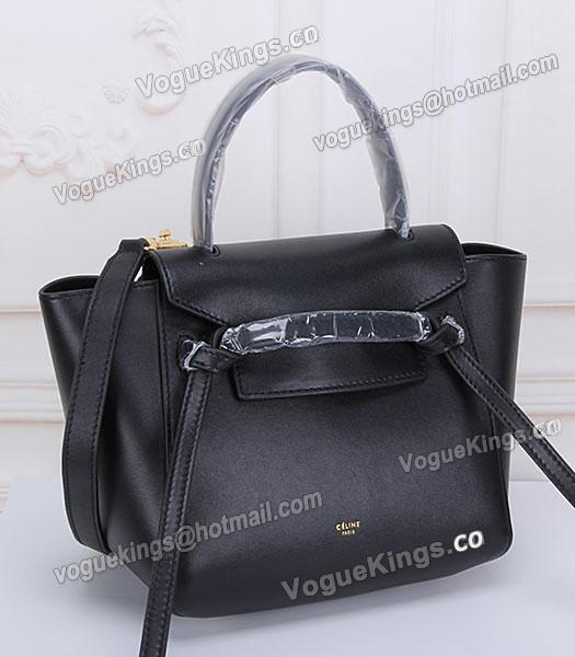 Celine Belt Black Leather Small Tote Bag-1