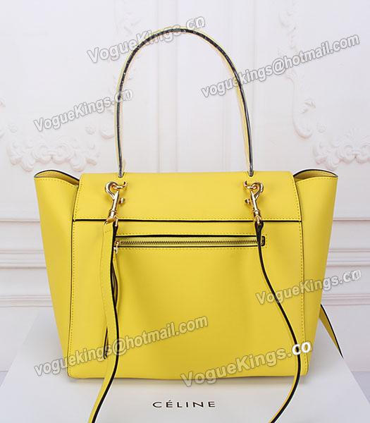 Celine Belt Yellow Leather High-quality Tote Bag-3