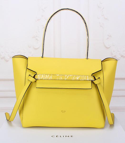 Celine Belt Yellow Leather High-quality Tote Bag