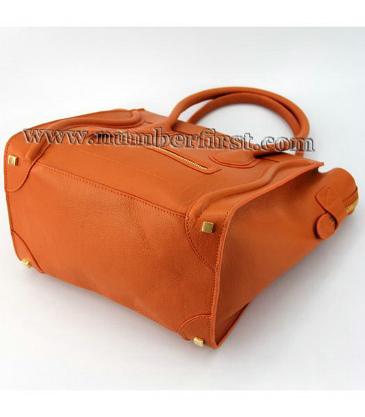 Celine Boston 30cm Smile Tote Bag in Orange-3