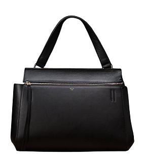 Celine Edge Medium Tote Bag Black Original Leather