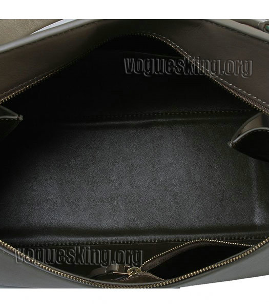 Celine Edge Tote Bag In Khaki Original Leather-6