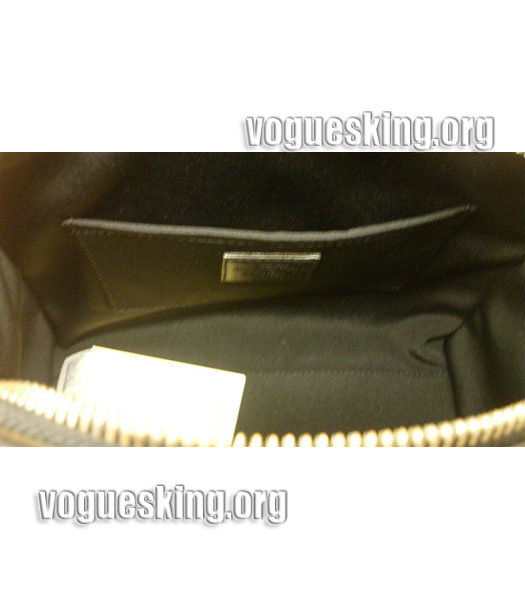 Celine Nano 20cm Small Tote Handbag Khaki Imported Leather With Blue Side-3