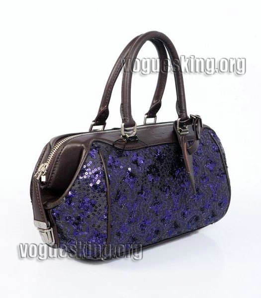 Celine Nano 20cm Small Tote Handbag Purple Imported Leather-4