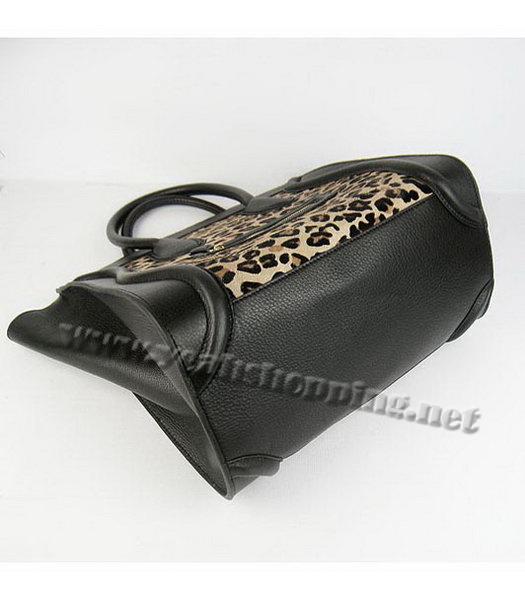 Celine New Fashion Pony Hair Tote Bag Black Calfsin-4
