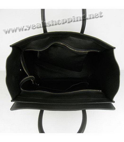 Celine New Fashion Pony Hair Tote Bag Black Calfsin-6