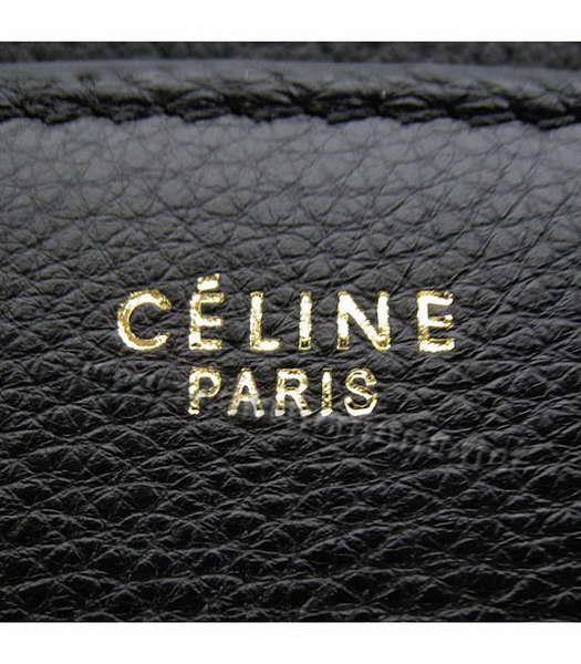 Celine New Fashion Pony Hair Tote Bag Black Calfsin-7