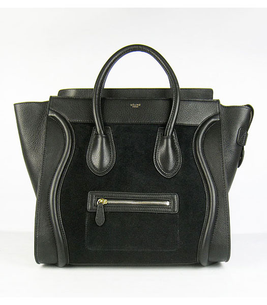 Celine New Fashion Tote Bag Black Calfsin