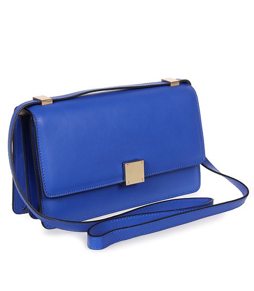 Celine Original Leather Shoulder Bag 26981 In Sky Blue