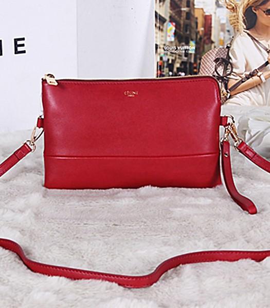 Celine Original Leather Shoulder Bag 5924 In Red