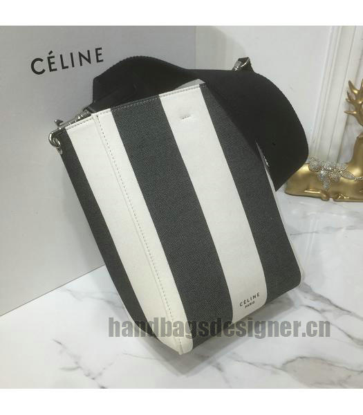 Celine Original SEAU SANGLE Small Crossbody Bag Black-3