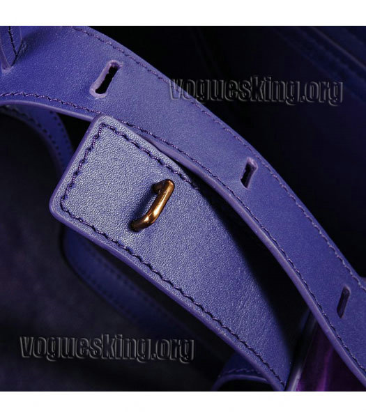 Celine Phantom Square Bag Purple Suede Leather-5