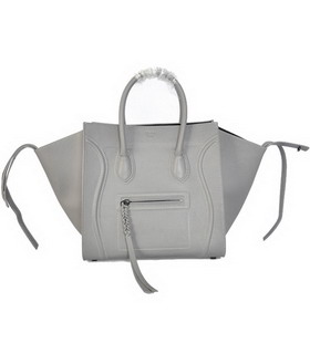 Celine Phantom Square Bags Charcoal Grey Imported Leather