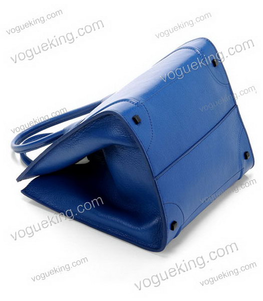 Celine Phantom Square Bags Colorful Blue Imported Leather-5