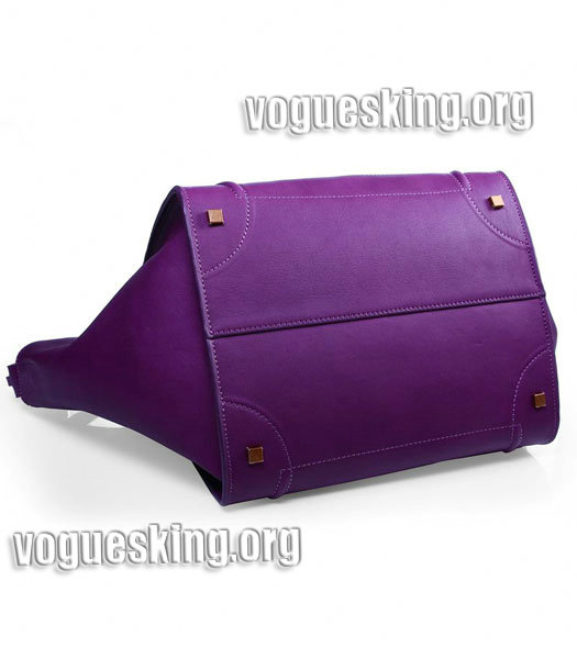 Celine Phantom Square Bags Purple Original Imported Leather-3