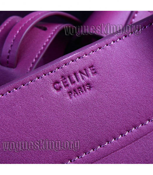 Celine Phantom Square Bags Purple Original Imported Leather-5