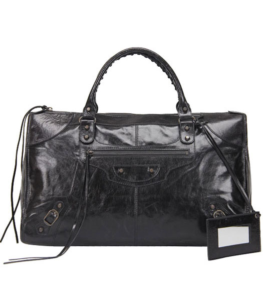 Celine Trapeze Top Handle Bag Fuchsia With Blue/Black Leather