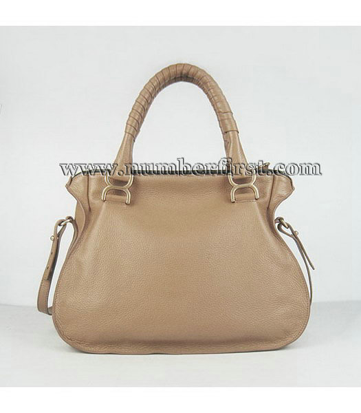 Chloe Apricot Calfskin Tote Handbag-2
