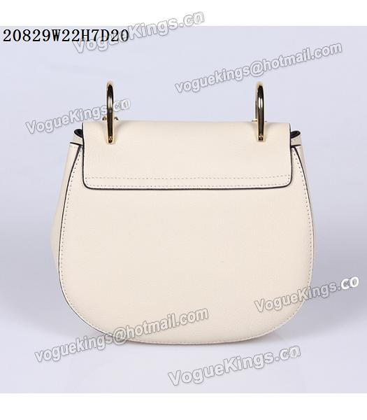 Chloe Drew Small Bags Offwhite Leather Golden Chain-2