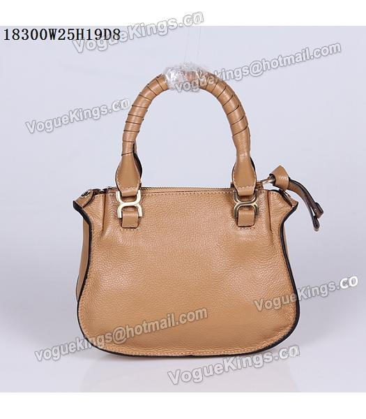 Chloe Hot-sale Apricot Leather Small Tote Bag-1