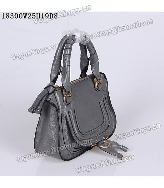 Chloe Hot-sale Dark Grey Leather Small Tote Bag-1