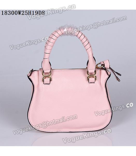 Chloe Hot-sale Pink Leather Small Tote Bag-2