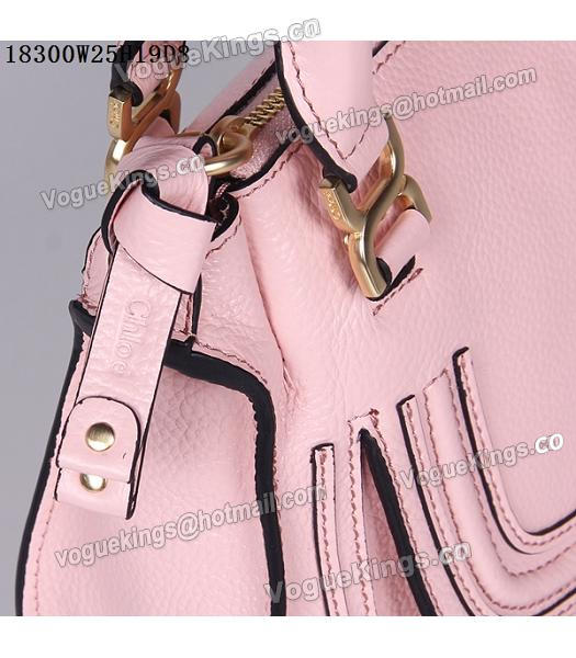 Chloe Hot-sale Pink Leather Small Tote Bag-5