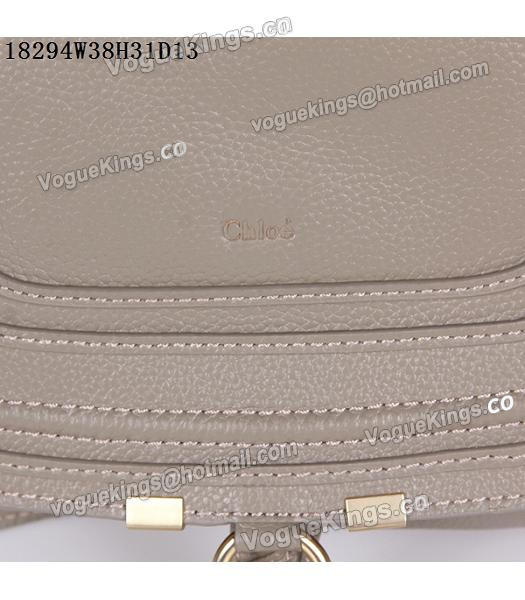 Chloe Latest Design Grey Leather Tote Bag-6