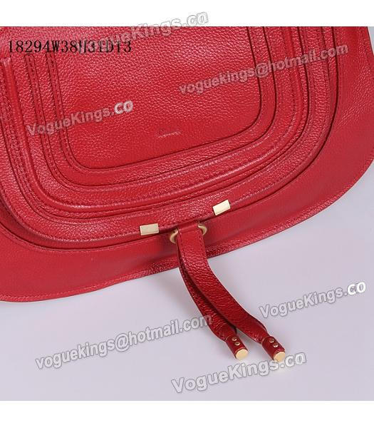 Chloe Latest Design Red Leather Tote Bag-6