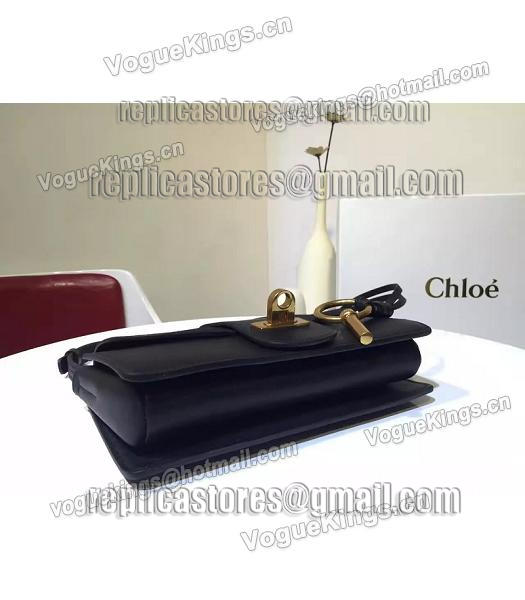 Chloe Lexa Black Leather Keys Casusal Shoulder Bag-6