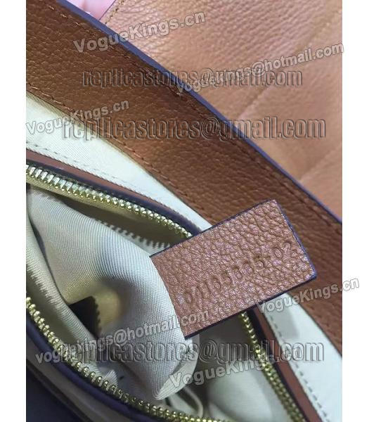 Chloe Lexa Brown Calfskin Leather Keys Casusal Backpack-7