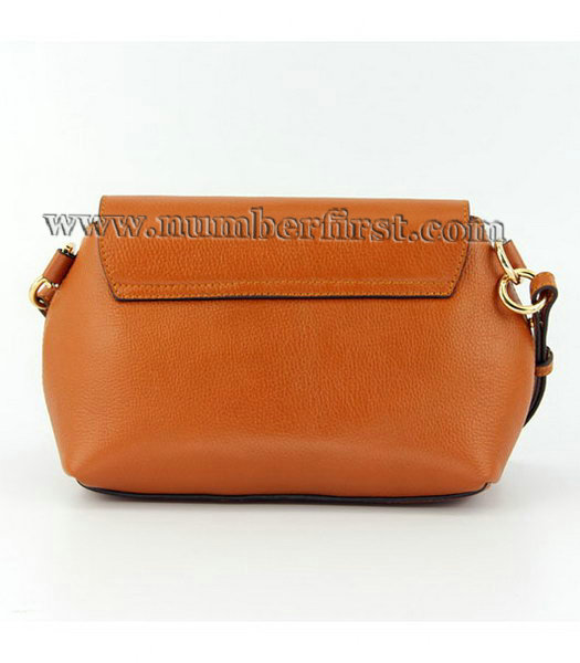 Chloe Marcie Small Cross-Body Bag in Orange Leather-2