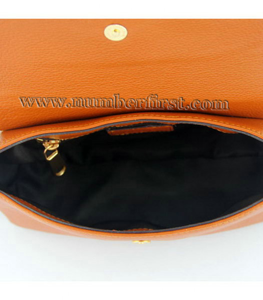 Chloe Marcie Small Cross-Body Bag in Orange Leather-5