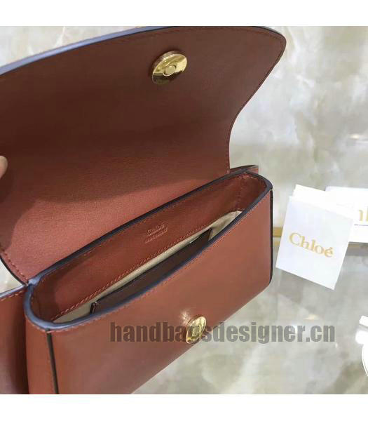 Chloe Original Calfskin Leather Belt Bag Brown-5