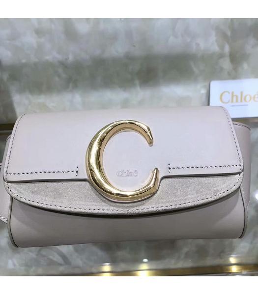 Chloe Original Calfskin Leather Belt Bag Grey-8