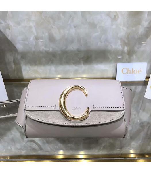 Chloe Original Calfskin Leather Belt Bag Grey