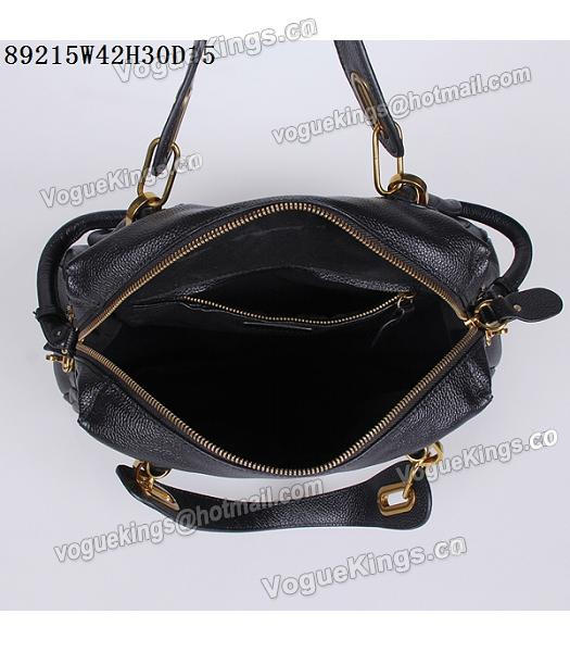 Chloe Paraty 42cm Black Leather Large Shoulder Bag-3