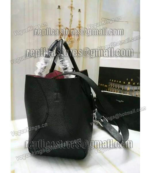 Christian Dior 28cm Exclusive New Tote Bag 60001 Black Leather-2