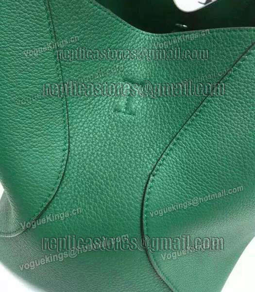 Christian Dior 28cm Exclusive New Tote Bag 60001 Green Leather-4