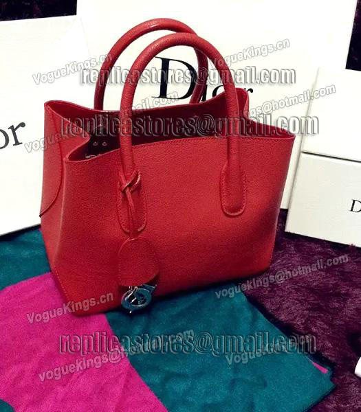 Christian Dior 28cm Exclusive New Tote Bag 60001 Red Leather-1