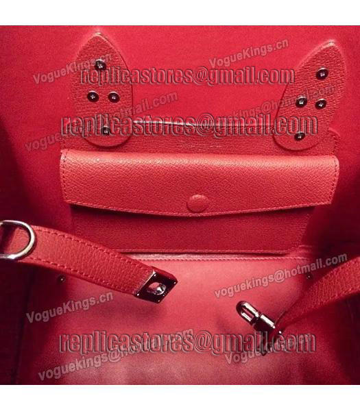 Christian Dior 28cm Exclusive New Tote Bag 60001 Red Leather-3