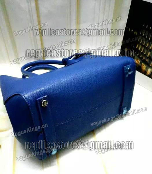 Christian Dior 28cm Exclusive New Tote Bag 60001 Sapphire Blue Leather-2