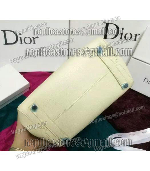 Christian Dior 28cm Exclusive New Tote Bag 60001 White Leather-3
