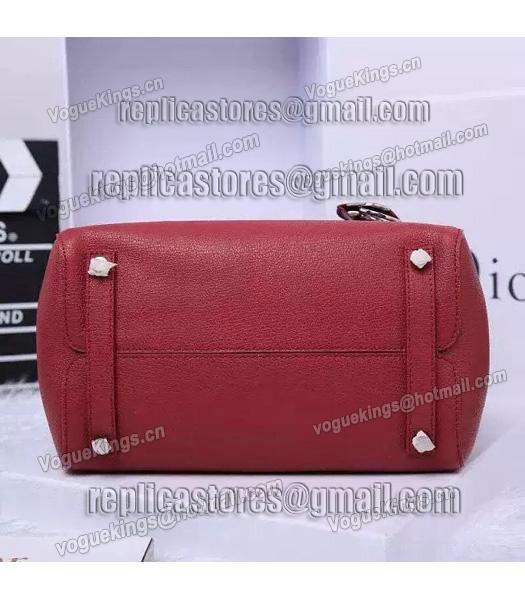 Christian Dior 28cm Exclusive New Tote Bag 60001 Wine Red Leather-8