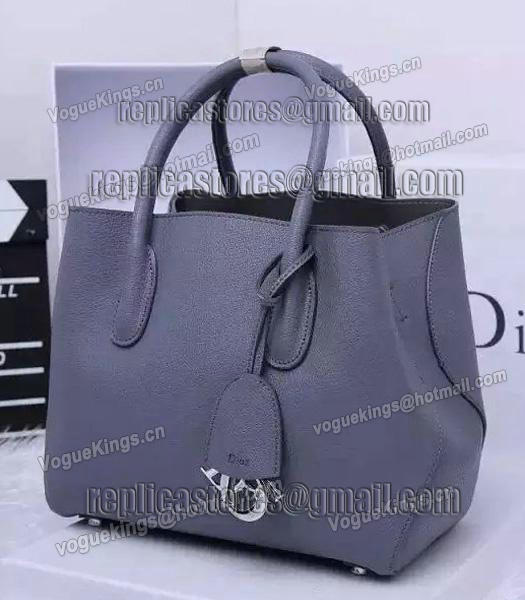 Christian Dior 35cm Exclusive New Tote Bag 60001 Grey Leather-1
