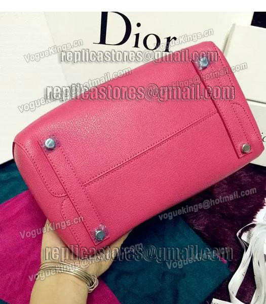 Christian Dior 35cm Exclusive New Tote Bag 60001 Plum Red Leather-4
