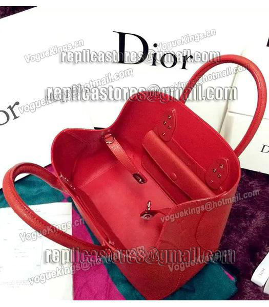Christian Dior 35cm Exclusive New Tote Bag 60001 Red Leather-1