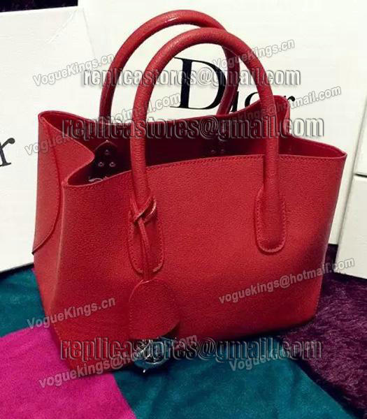 Christian Dior 35cm Exclusive New Tote Bag 60001 Red Leather-2