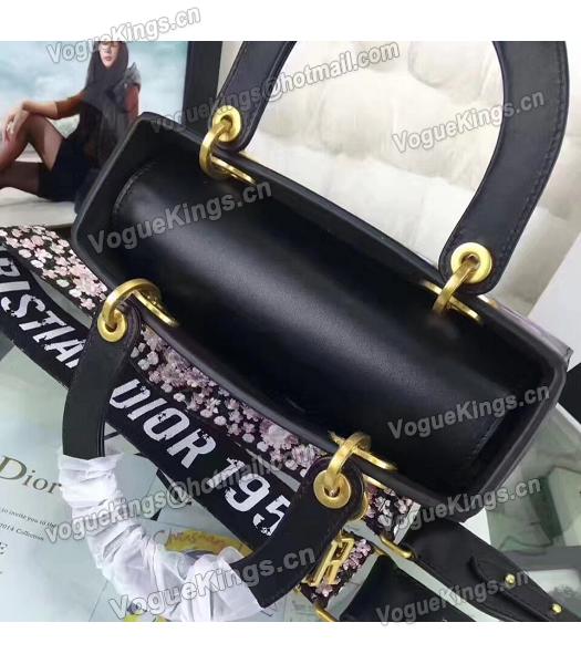 Christian Dior Black Original Leather Color Printed Tote Bag-4