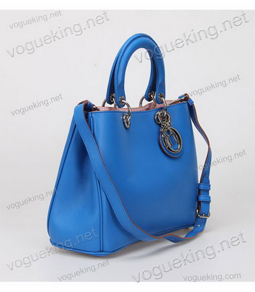 Christian Dior Blue Original Leather Small Diorissimo Bag-1